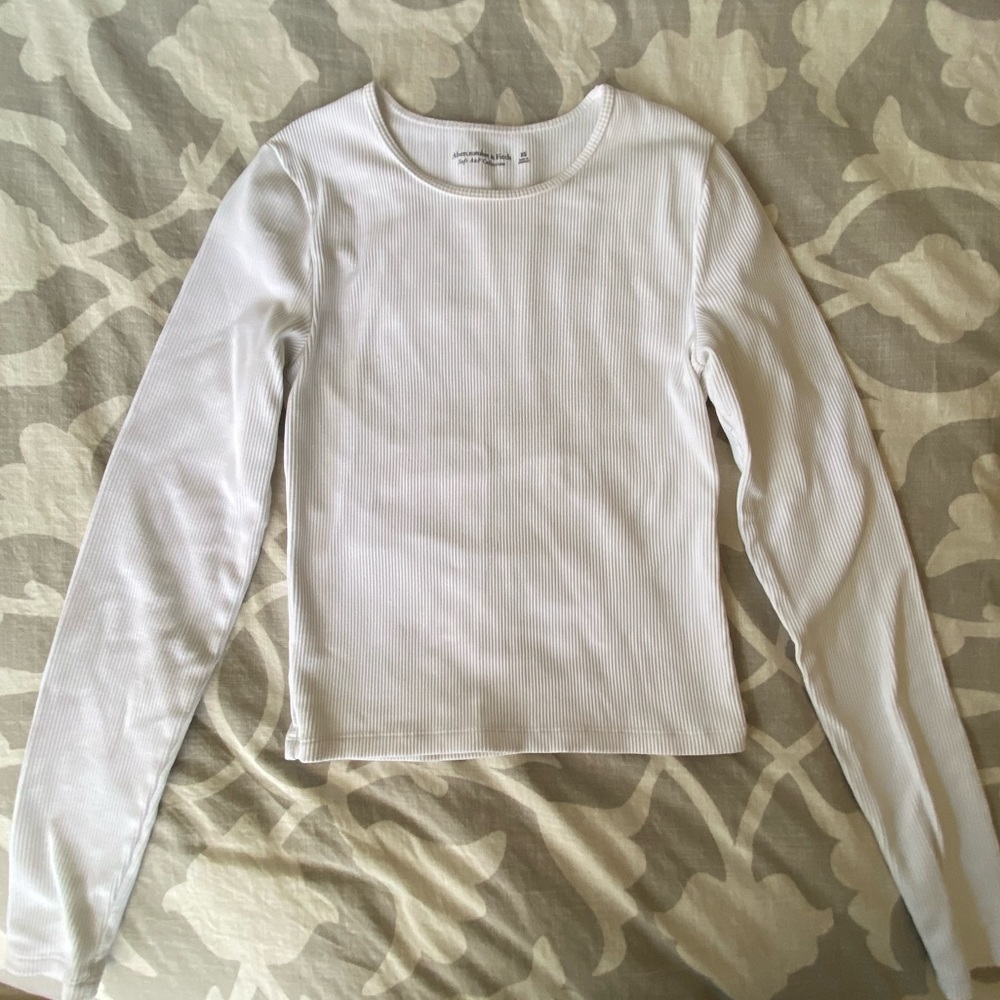 Abercrombie Ribbed Long Sleeve Top